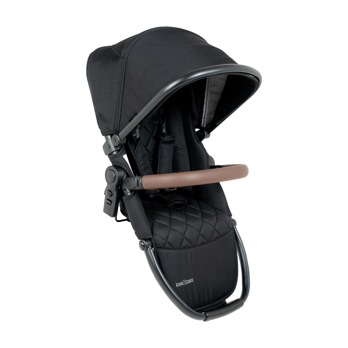 Neo Stroller Seat — Ebony — side