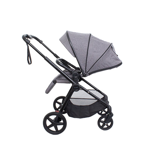 Phantom Stroller — Grey — reclined