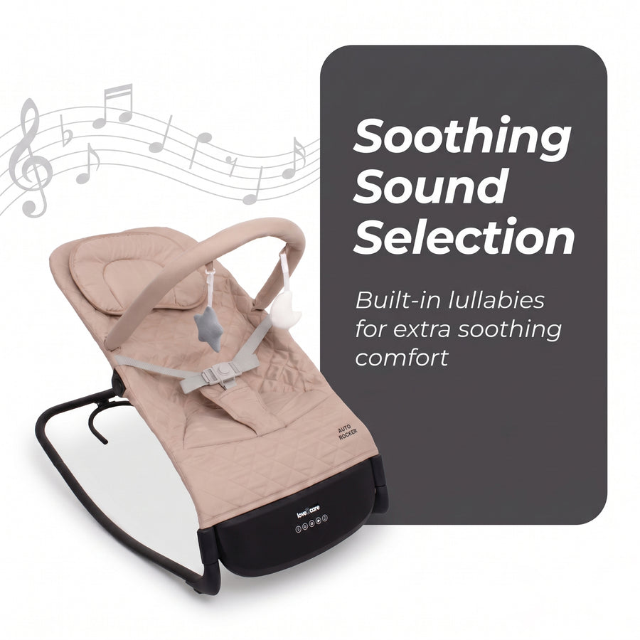 Auto Rocker Beige — soothing sound selection