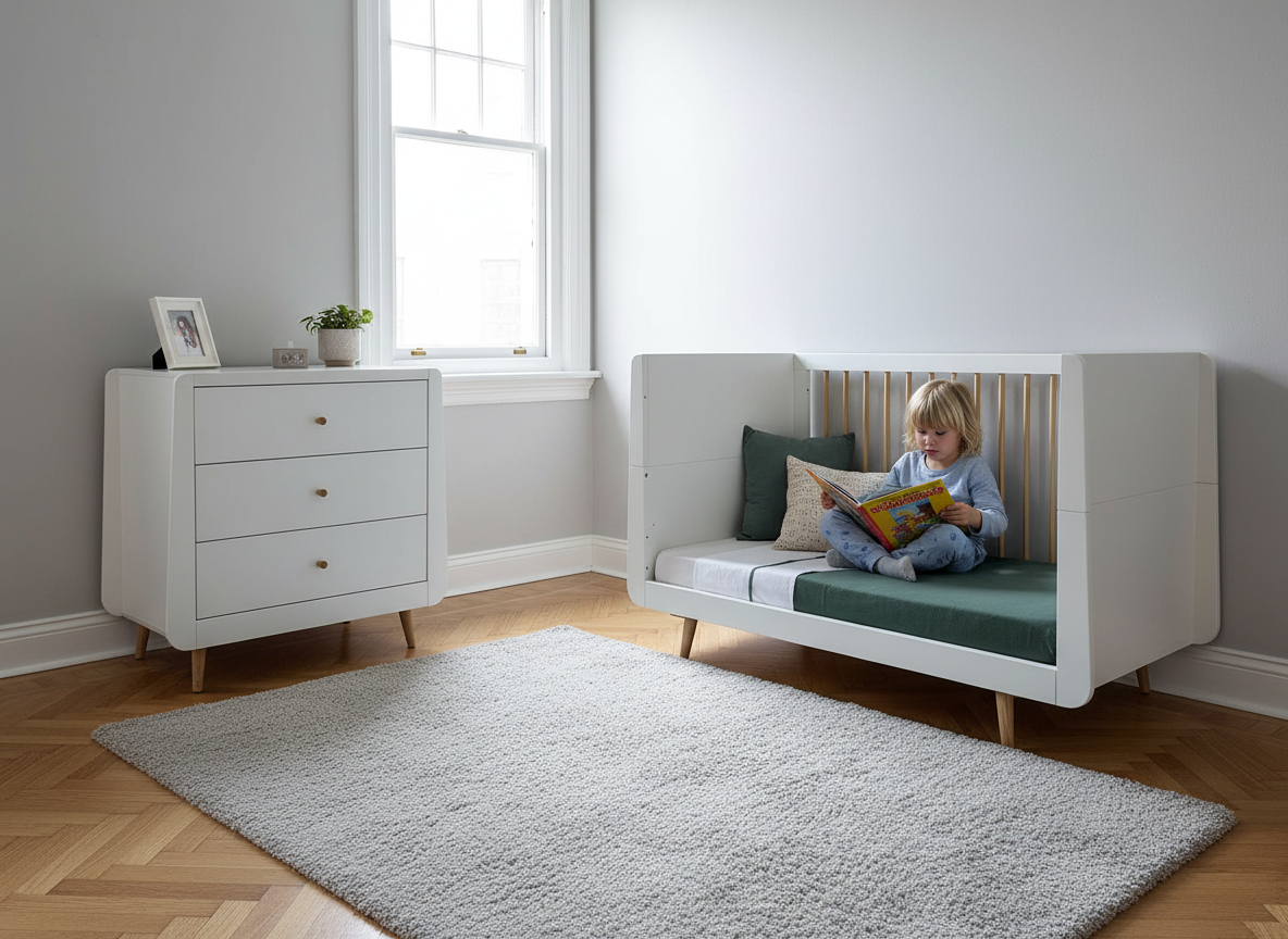 Santorini Chest with the toddler bed