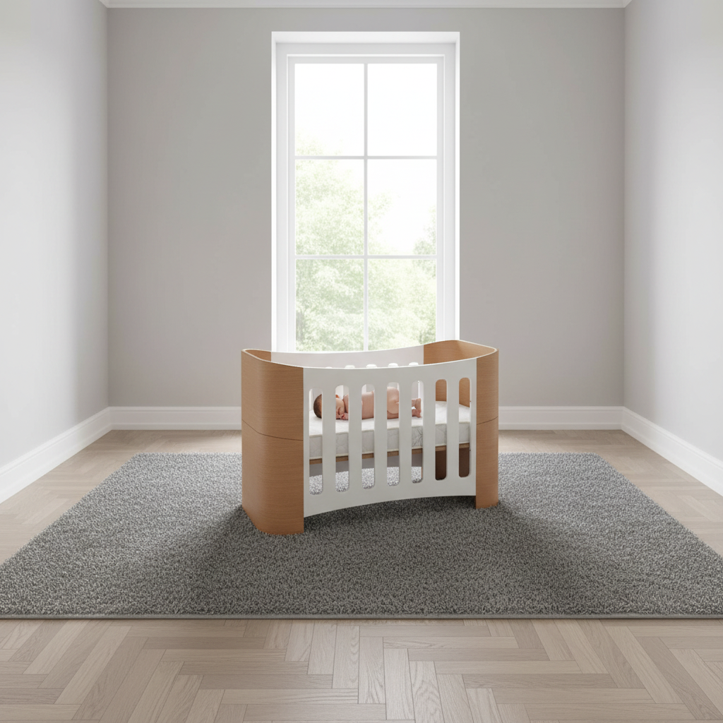 Vulu Cot, bright nursery