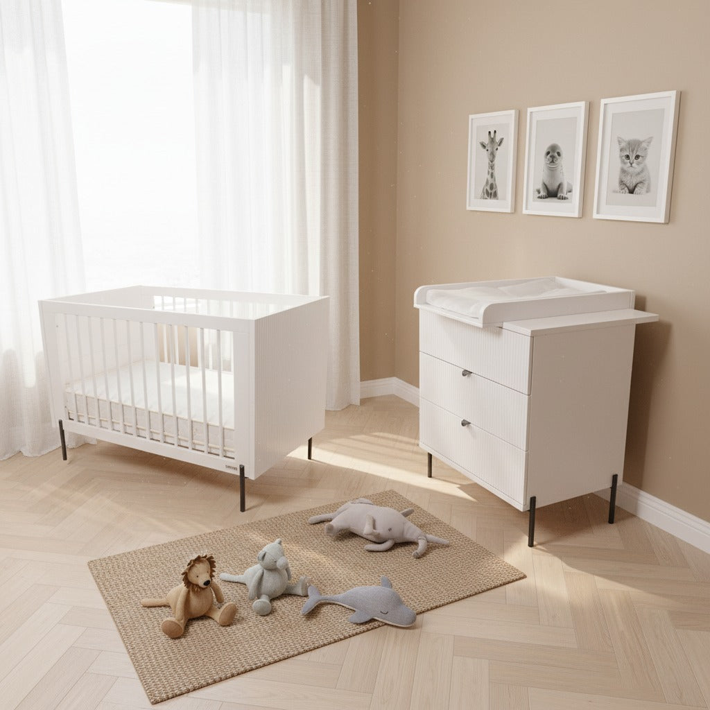 Waves Cot — Complete the set