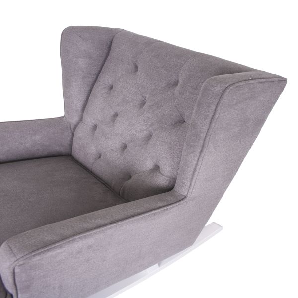 Icarus Rocking Chair – Grey - Image 6