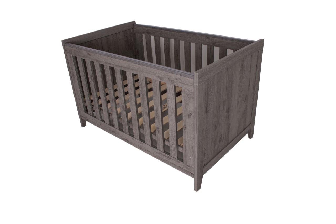 Grey clearance wooden cot