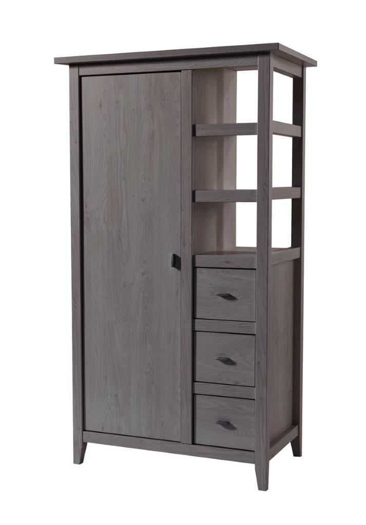 Lyon Wardrobe – Dark Grey - Image 7