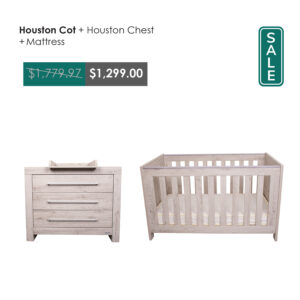 Houston Cot, Chest and Mattress