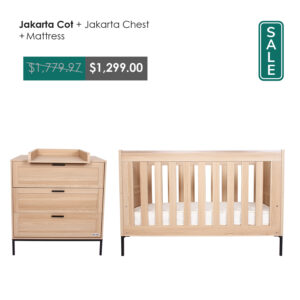 Jakarta Cot, Chest and Mattress