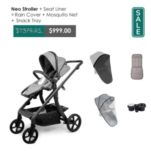 Neo Stroller Package – Heathered Grey