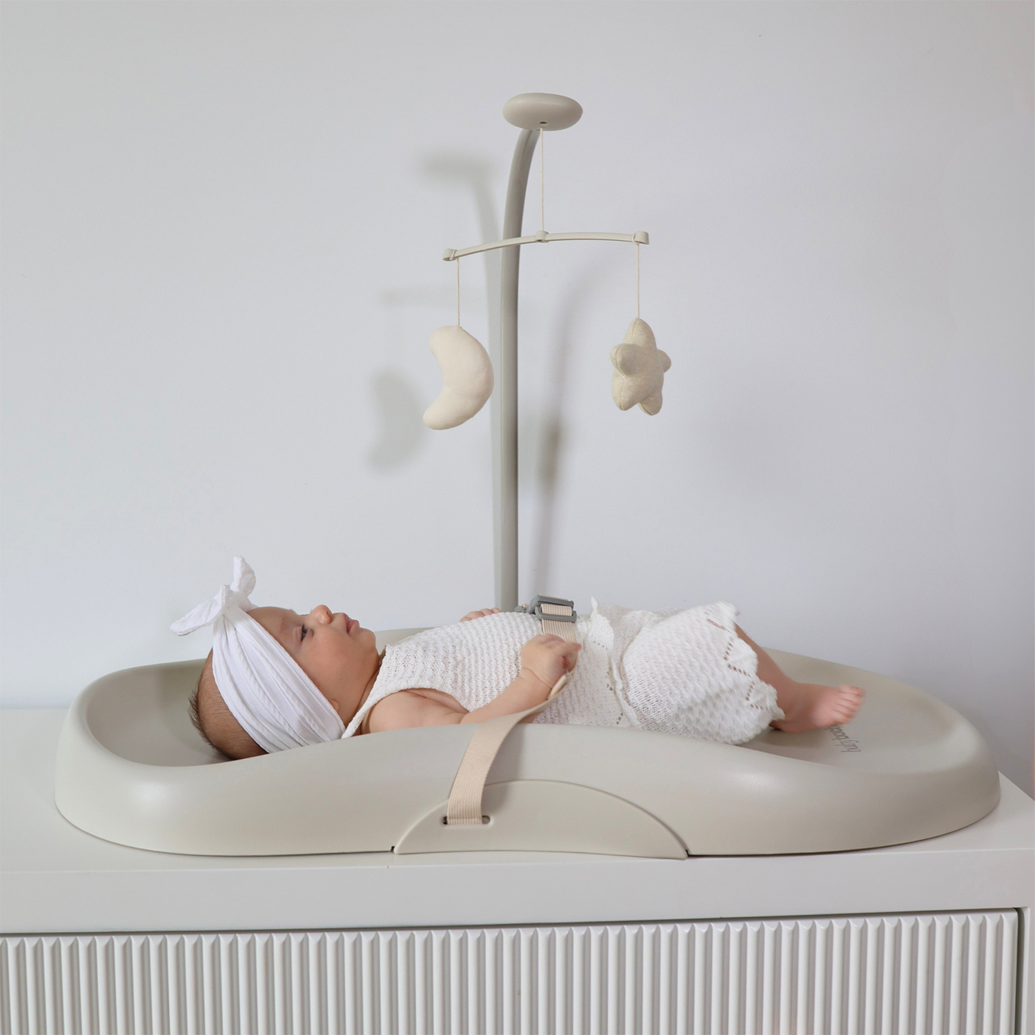 Baby Bache - Changing Pad with Toy Bar - Oat - Image 2